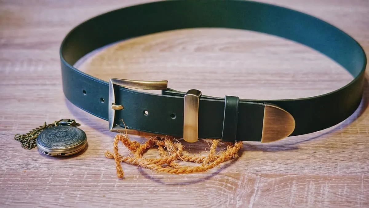 Belt - Green & Triple Brass, photo 1