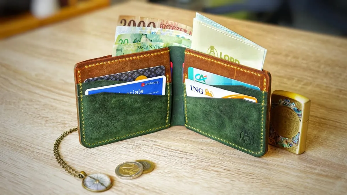 Wings 2 - Bi-fold Wallet, Green, photo 1