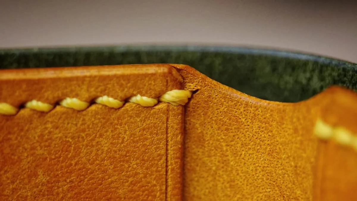 Wings 2 - Bi-fold Wallet, Yellow & Olive, photo 14