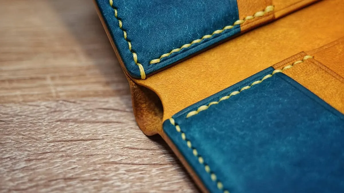 Wings 2 - Bi-fold Wallet, Ortensia & Yellow, photo 15