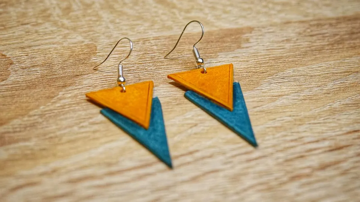 Tria - Triangle Shaped Earings, photo 2