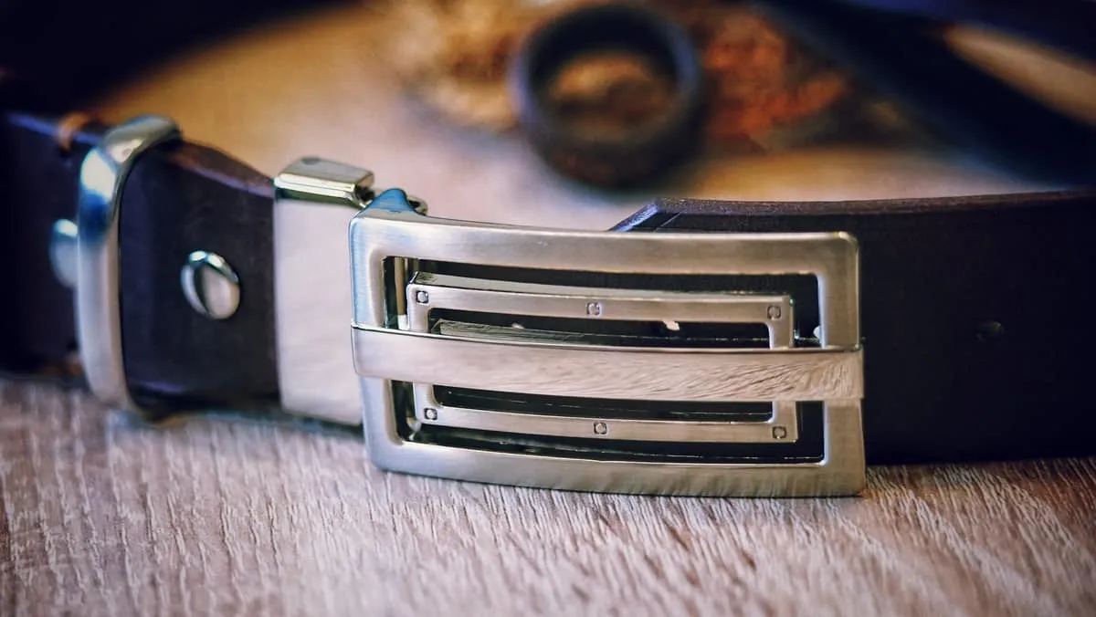 Belt - Chocolate beveled, photo 3