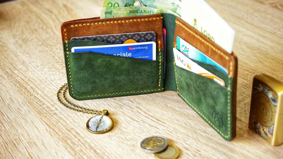 Wings 2 - Bi-fold Wallet, Green, photo 3