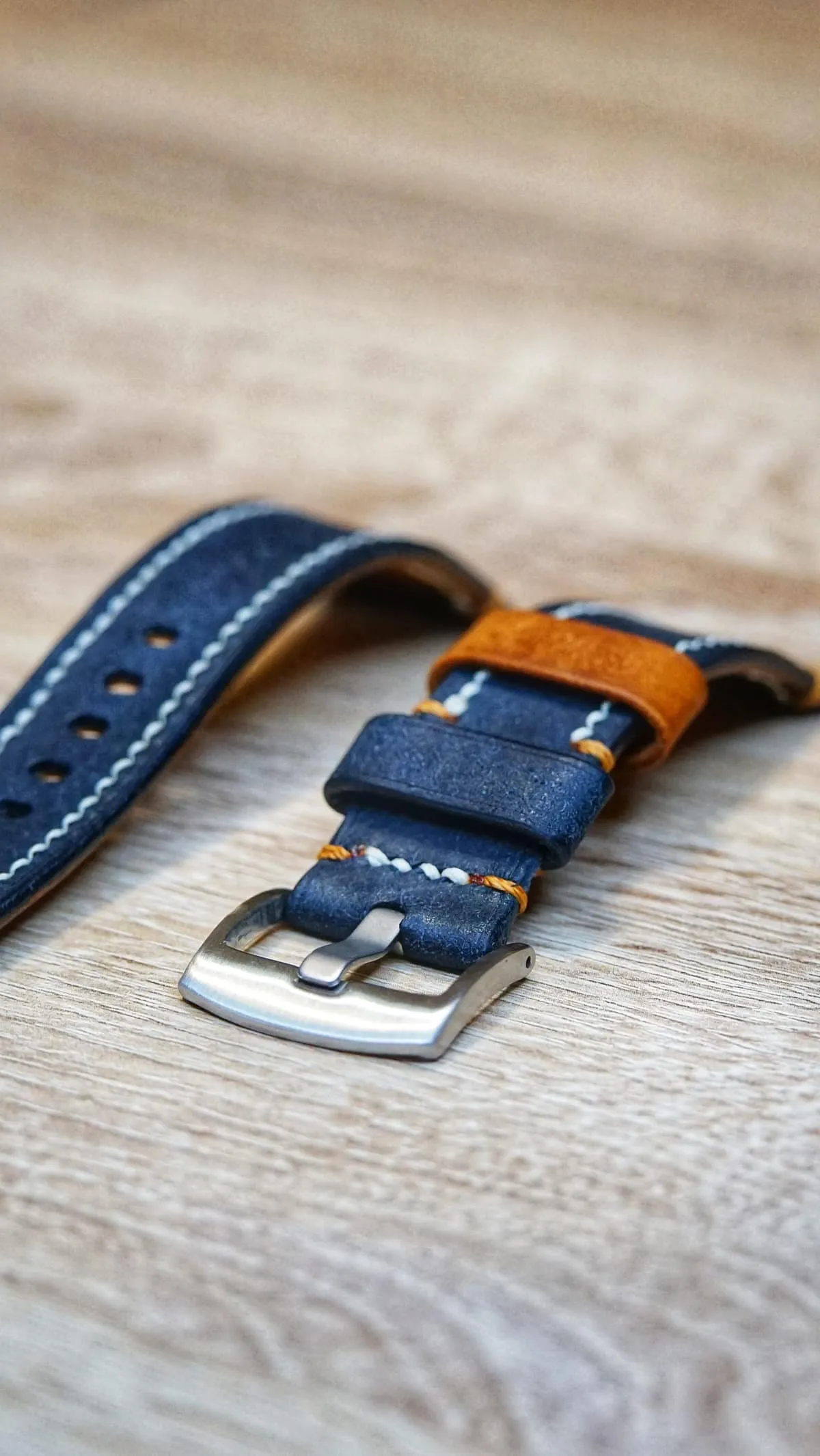 Bound - Watch Strap Navy White, photo 3