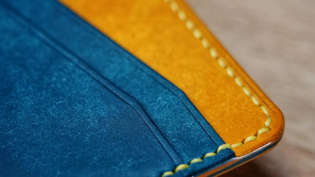 Wings 2 Wallet & Tria Earrings - Ortensia & Yellow, photo 4