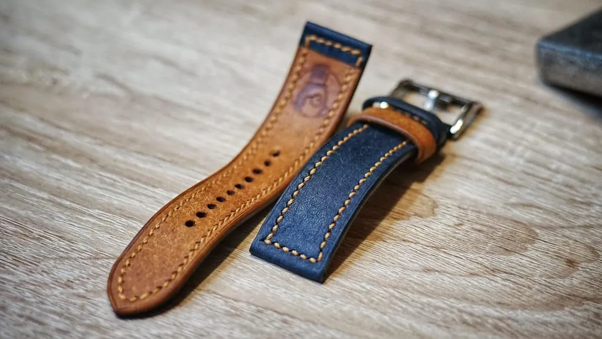 Bound - Watch Strap Navy Cognac, photo 5