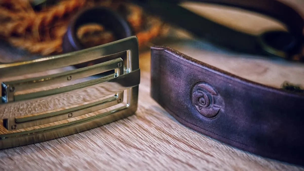Belt - Chocolate beveled, photo 5