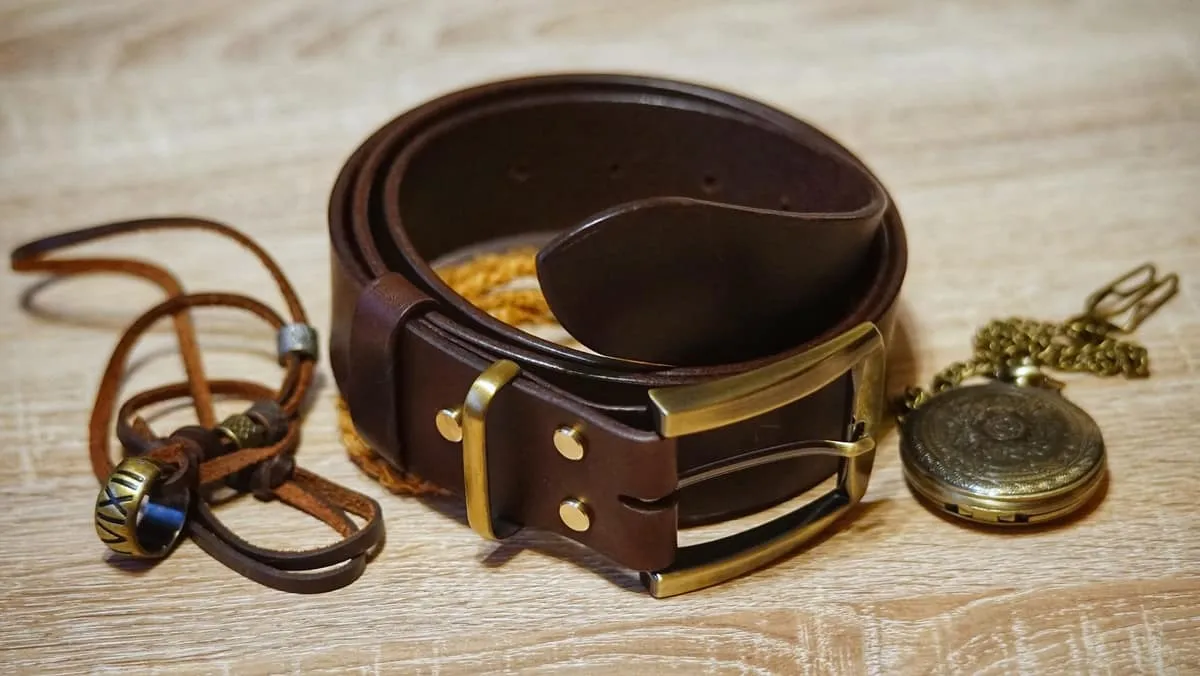 Belt - Brown & Brass, photo 5