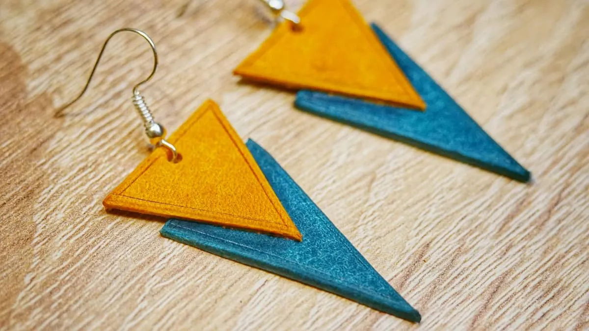 Tria - Triangle Shaped Earings, photo 6