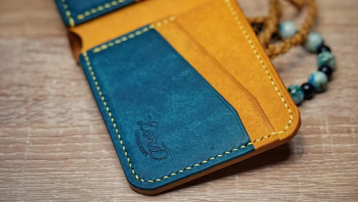 Wings 2 - Bi-fold Wallet, Ortensia & Yellow, photo 6