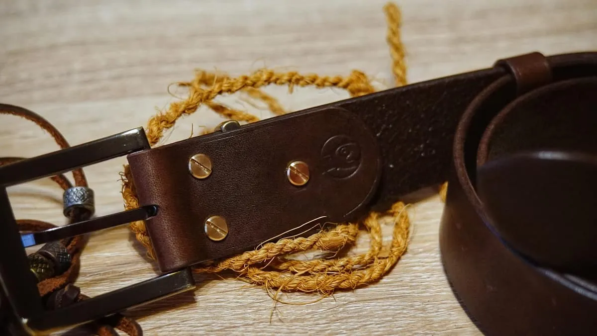 Belt - Brown & Brass, photo 6