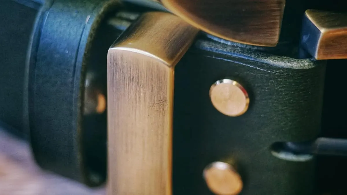 Belt - Green & Triple Brass, photo 7