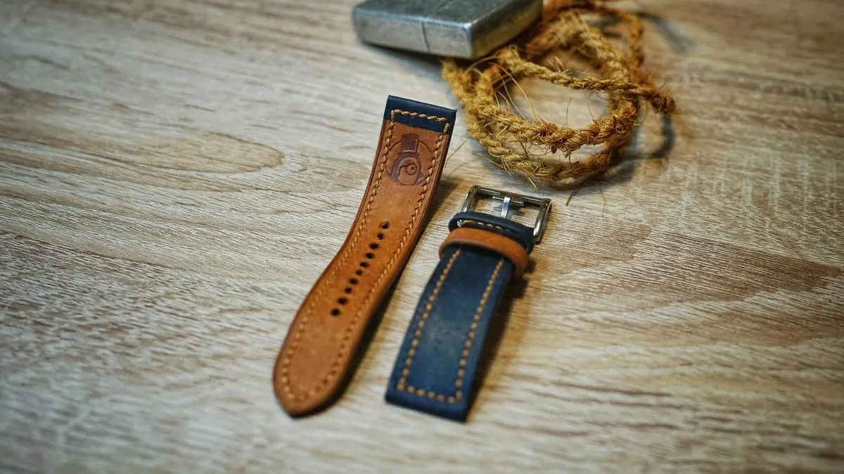 Bound - Watch Strap Navy Cognac, photo 7
