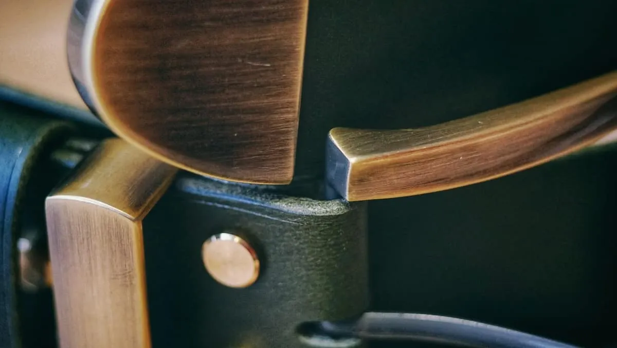 Belt - Green & Triple Brass, photo 8