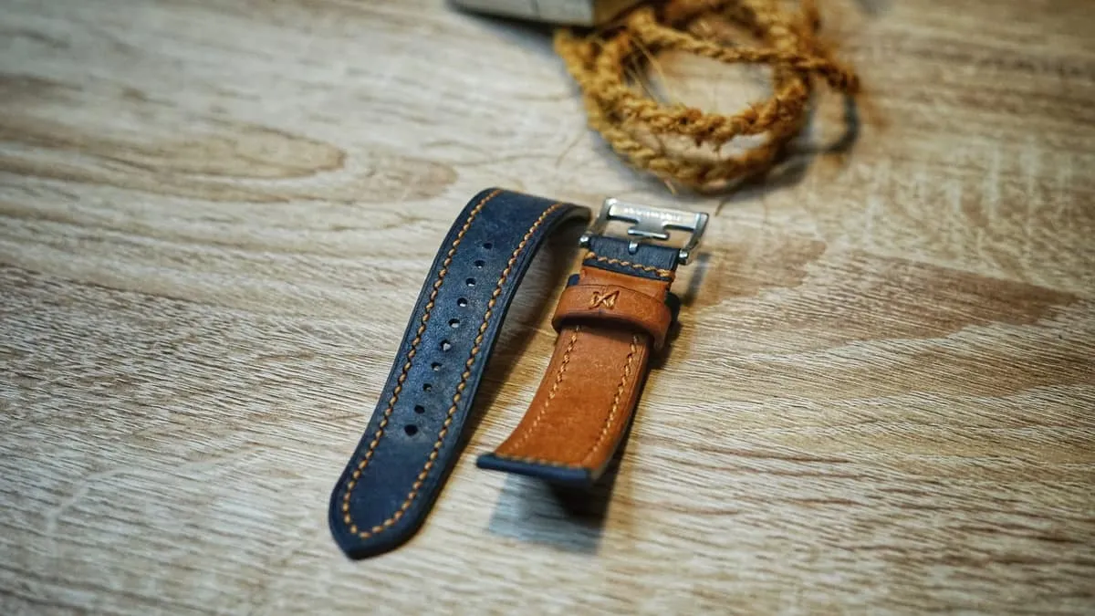 Bound - Watch Strap Navy Cognac, photo 8