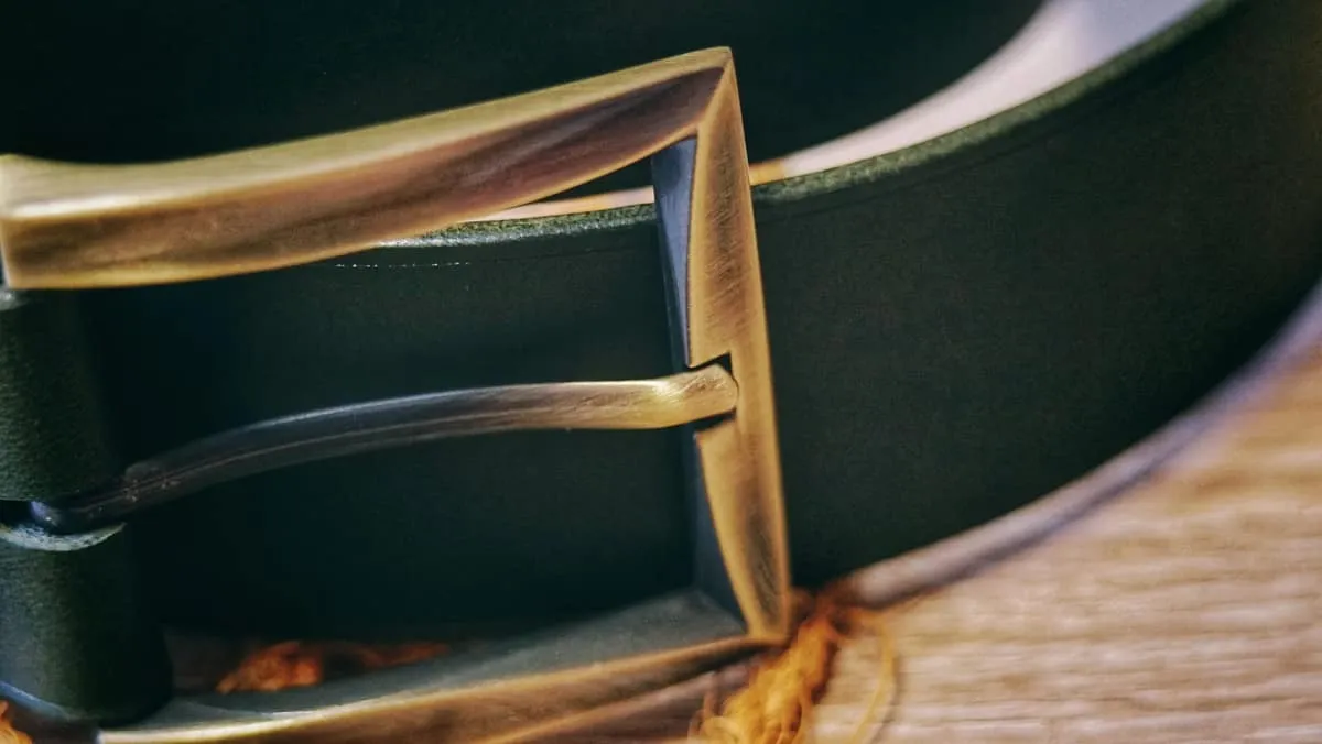 Belt - Green & Triple Brass, photo 9